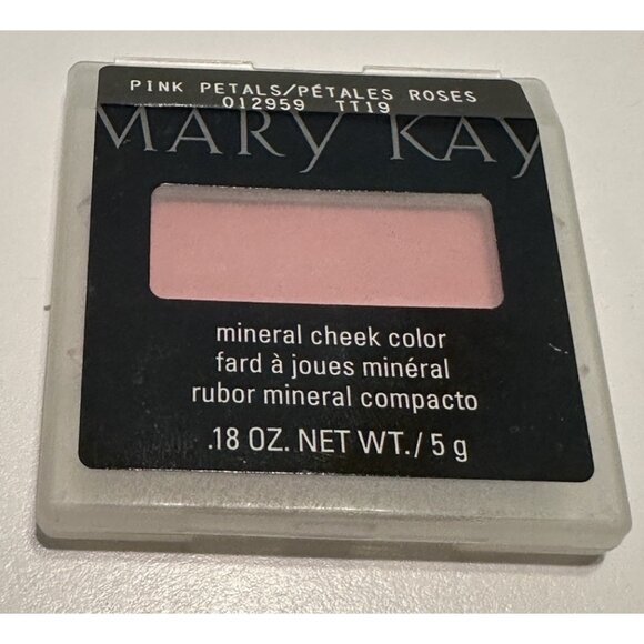 Mary Kay Mineral Cheek Color Blush PINK PETALS Full Size #012959 New - Picture 1 of 2